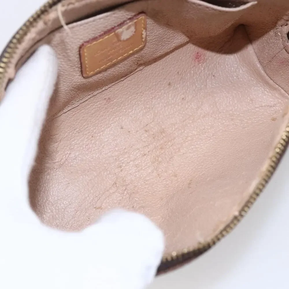 Louis Vuitton Monogram Pochette Cosmetic PM Pouch Brown